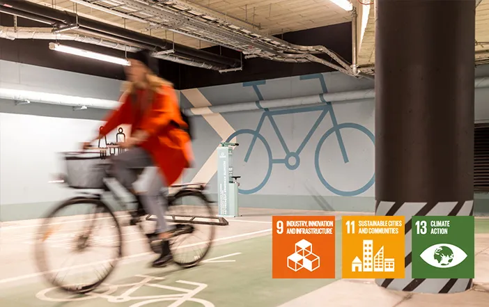 Convenient access using various means of transport