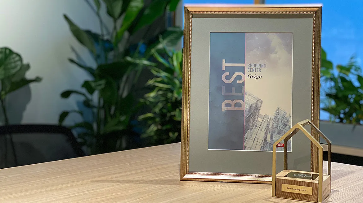 T/c Origo atzīts par labāko tirdzniecības centru Baltijā