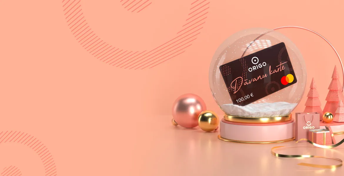 Izvēle ir labākā dāvana!  Izvēlies Origo dāvanu karti.