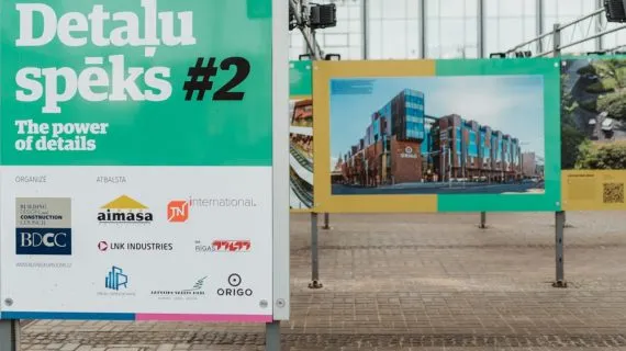 Pie “Origo” atklāta arhitektūras izcilībām veltīta brīvdabas lielformāta izstāde