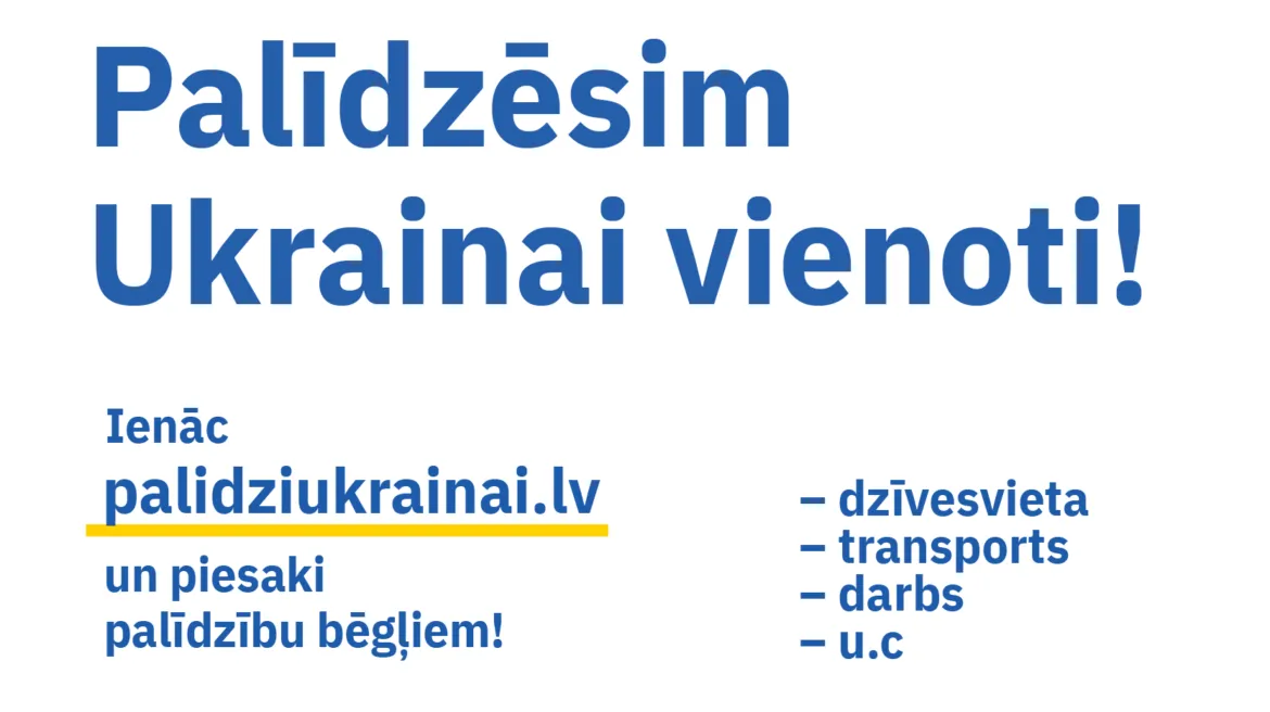 ATBALSTAM UKRAINAS BĒGĻIEM DARBOJAS ĪPAŠA PLATFORMA