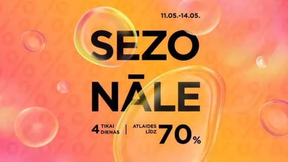 Iepirkšanās gadalaiks SEZONĀLE ir klāt!