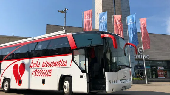 14. jūlijā – laukumā pie t/c “Origo” VADC specializētā autobusa vizīte