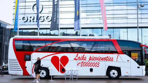 На площади около т/ц “Origo” состоялось крупнейшее мероприятие донорской недели “У нас одно кровообращение”