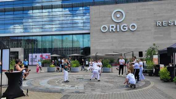 Около т/ц “Origo” прошел Фестиваль Дня молодежи