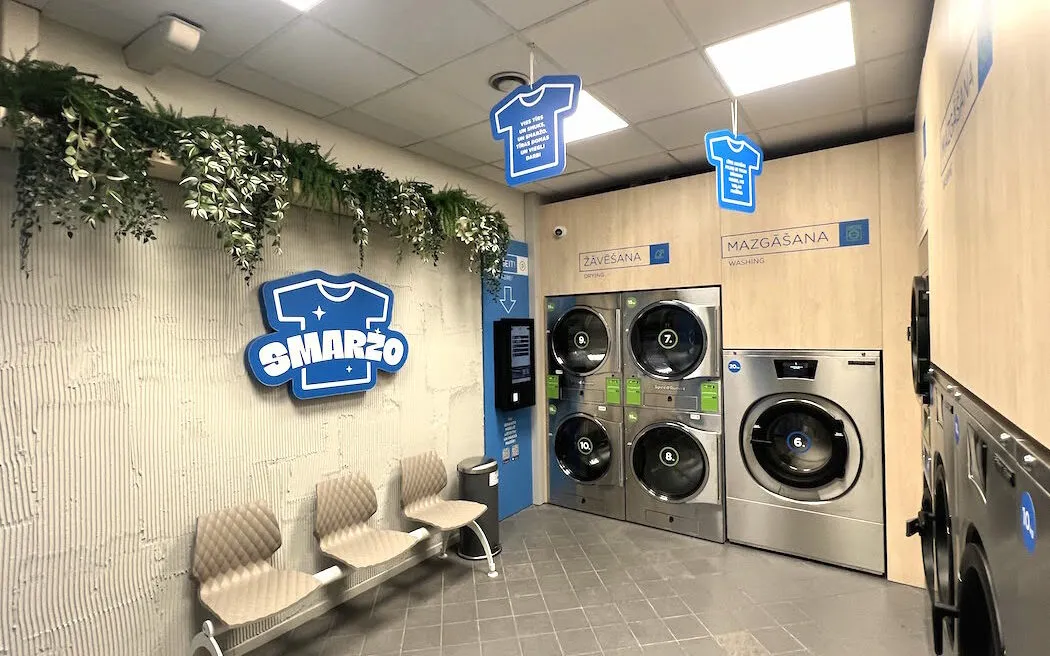 Atvērta jaunā pašapkalpošanās veļas mazgātava – SMARŽO