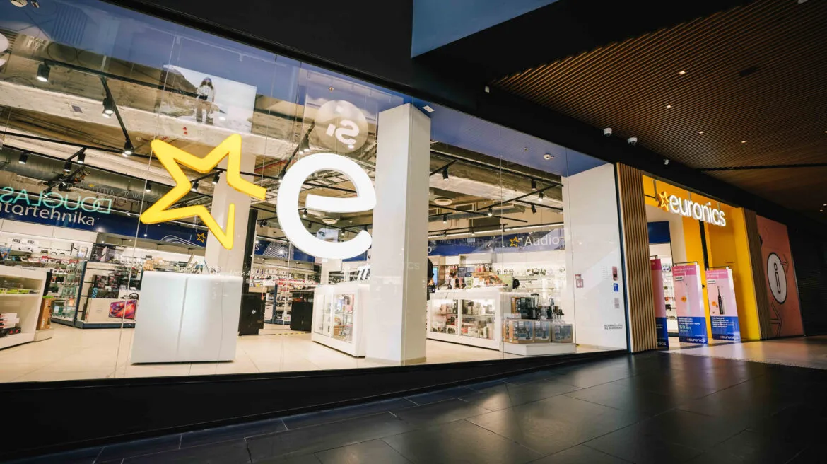 Ieguldot vairāk nekā 100 000 eiro, t/c “Origo” paplašināts “Euronics” veikals