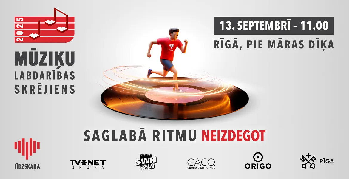 T/c Origo aicina atbalstīt Mūziķu labdarības skrējienu!