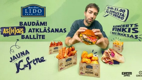 LIDO aicina uz vērienīgu AS[H]ais atklāšanas pasākumu pie t/c “Origo”!